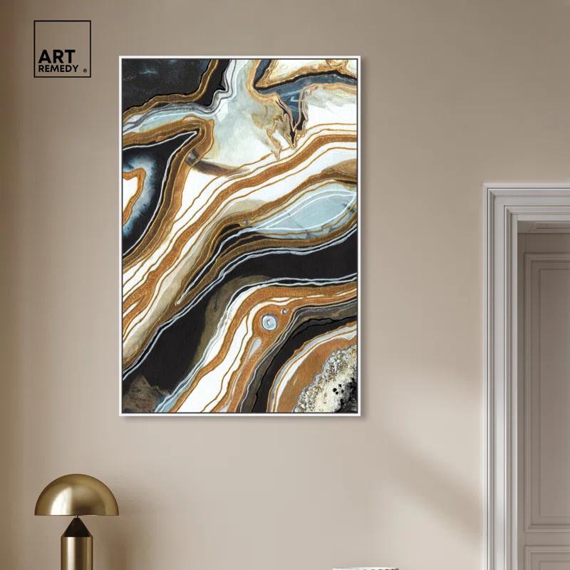 Art Remedy Black and Gold I