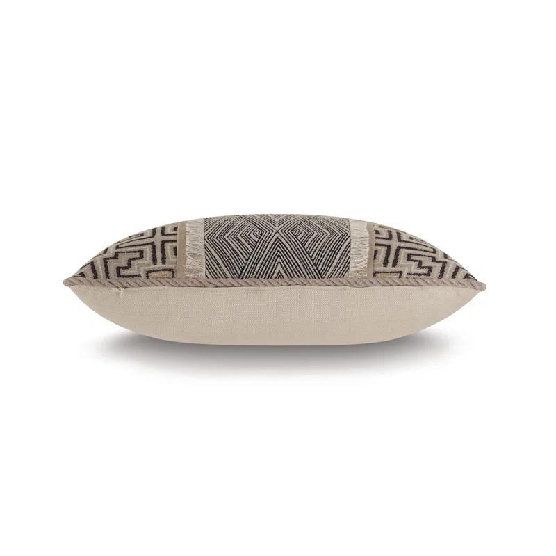 Naya Geometric Lumbar Pillow Cover & Insert