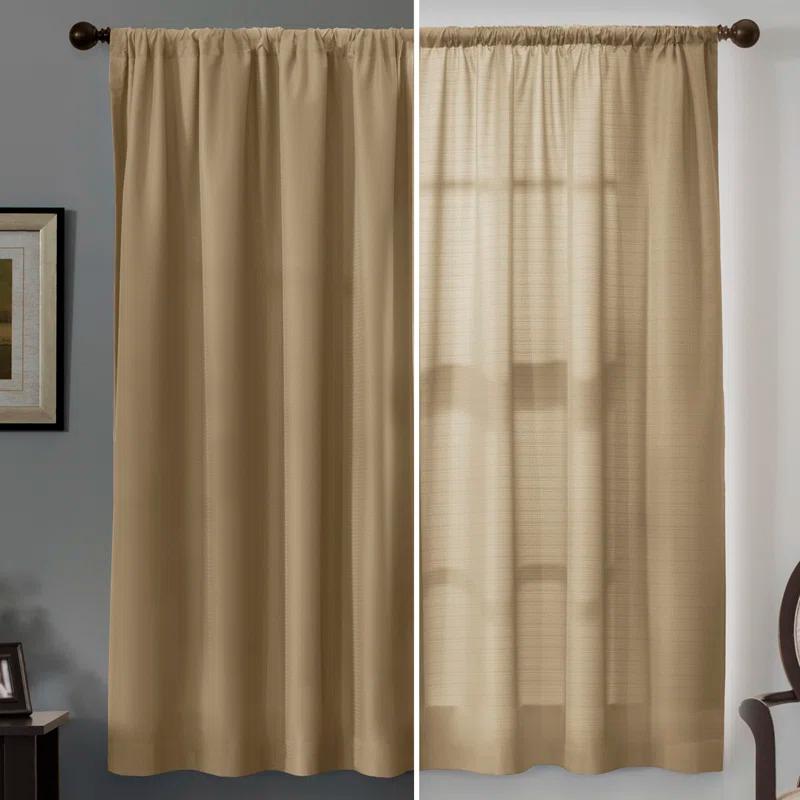 Zenna Home Polyester Curtain Single Panel