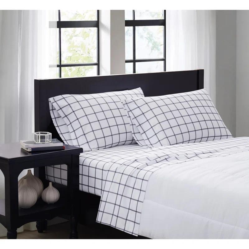 Truly Soft Plaid Microfiber Sheet Set & Reviews | Wayfair