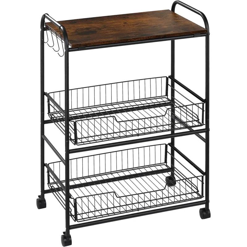 HomCom Kitchen Cart