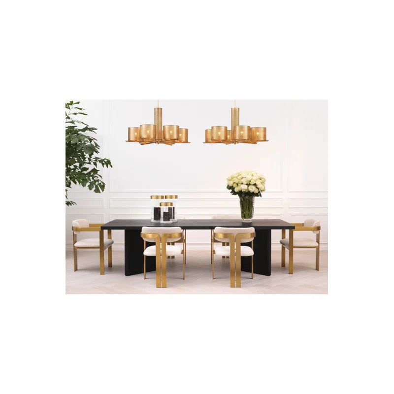Eichholtz Vertex 12'' H Glass Tabletop Hurricane