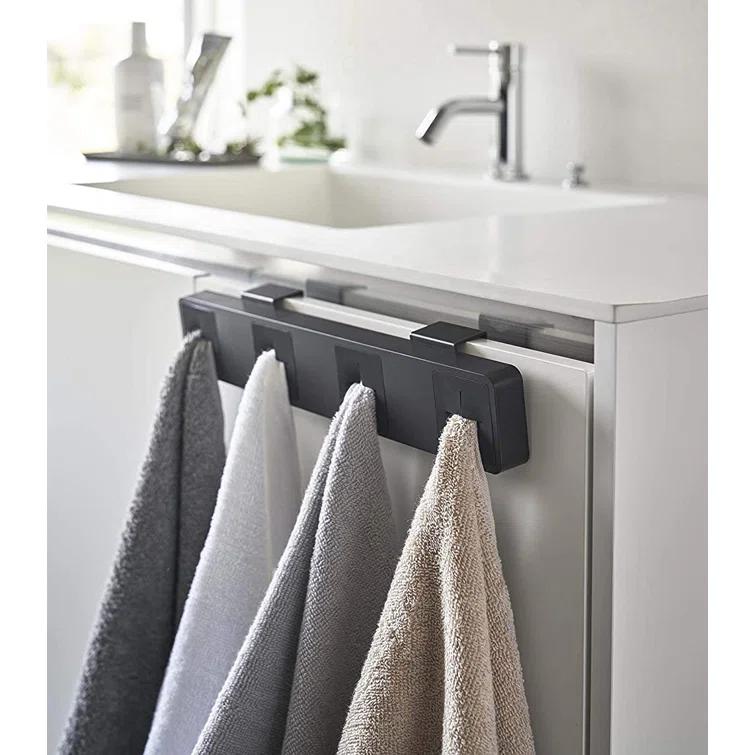 Yamazaki Home Yamazaki Home Self Adhesive Towel Holder, Plastic, No Assembly Req. 5198