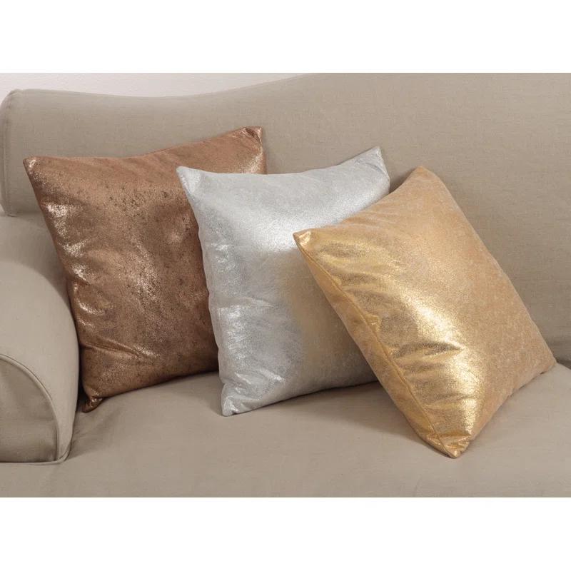 Saro Diamonique Collection Reversible Throw Pillow