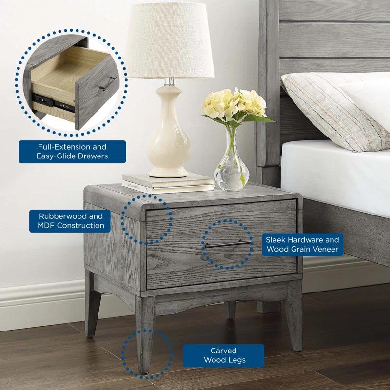 Modway Georgia Wood Nightstand
