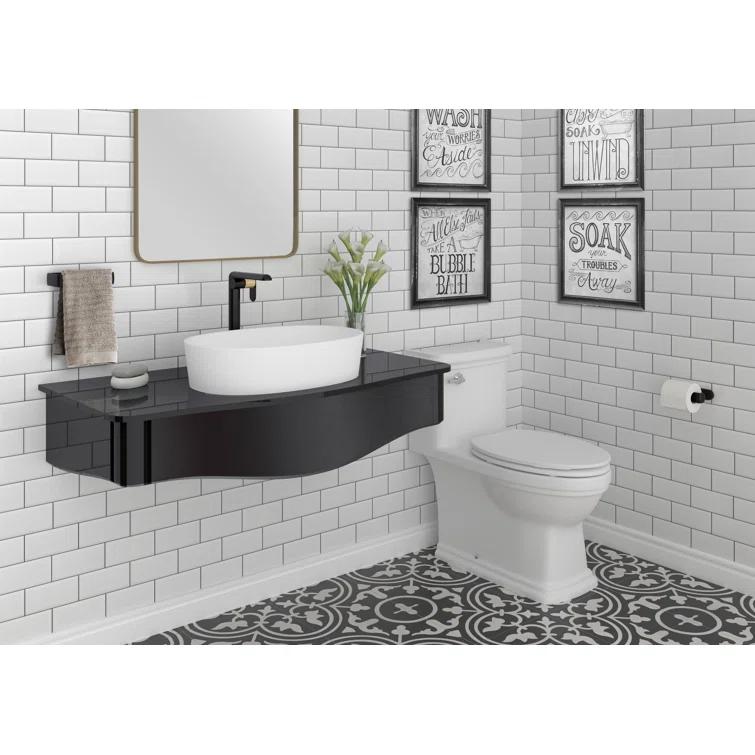 Riobel Ciclo™ Vessel Sink Bathroom Faucet CIL01LNBKBG