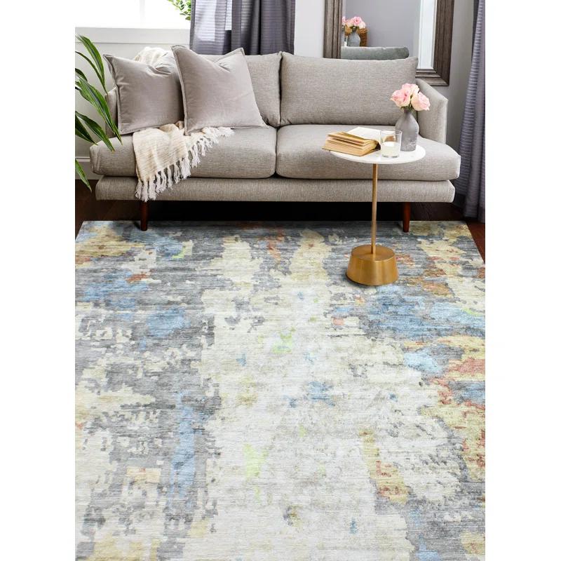 Bashian Rugs Cascade Viscose Abstract Indoor Rug