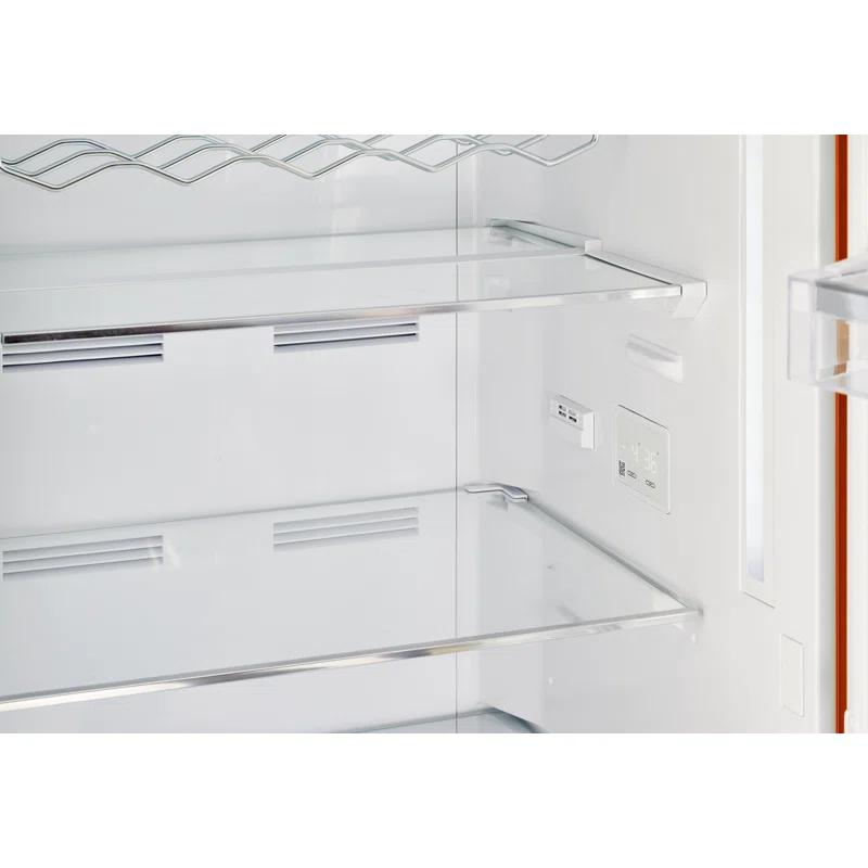 Unique Appliances Classic Retro 24 In 12 Cu.ft Bottom Mount Fridge Auto Defrost, Energy Star Certified, Counter Depth UGP-340L O AC