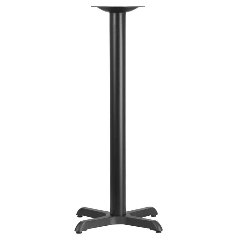 Flash Furniture Beverly Restaurant Table X-Base with 3" Dia. Bar Height Column