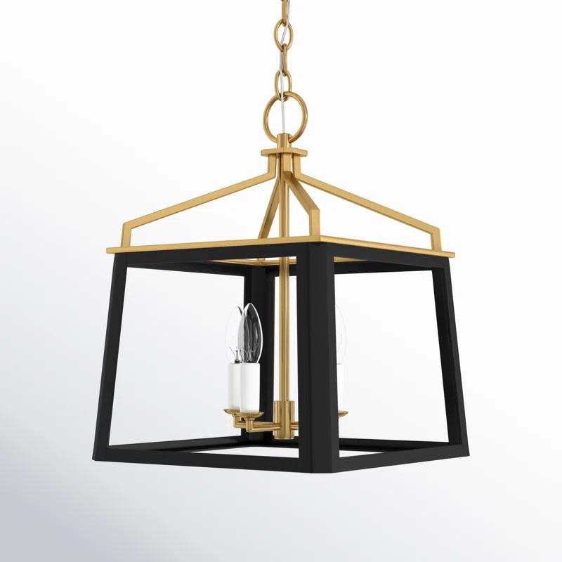 Birch Lane™ 4 - Light Dimmable Lantern Geometric Chandelier
