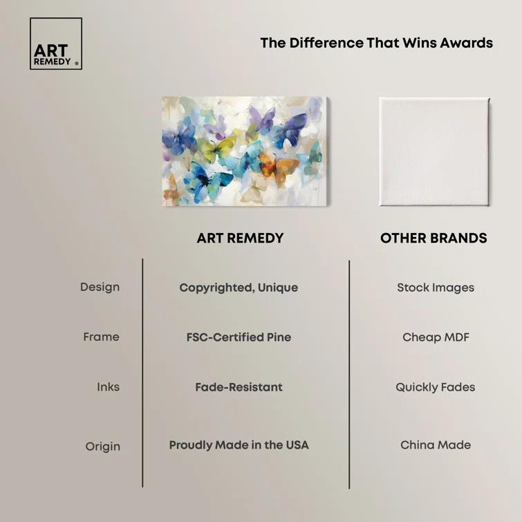 Art Remedy Fluttering Butterflies