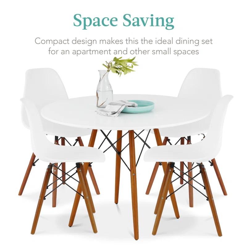 George Oliver Fechter 4 - Person Four Leg Dining Set