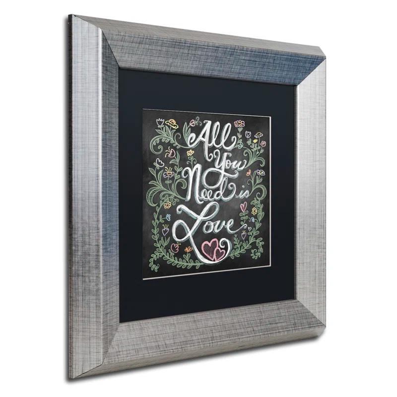 Trademark Fine Art Elizabeth Caldwell " All You Need Is Love " by Elizabeth Caldwell