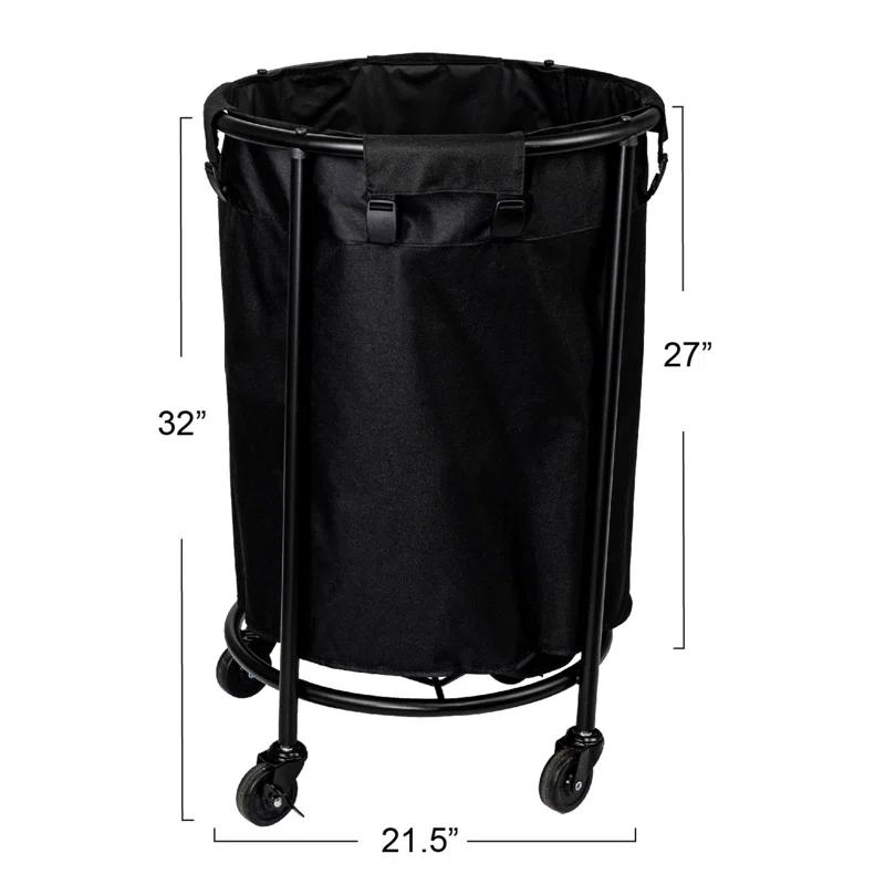 Household Essentials Rolling Laundry Hamper
