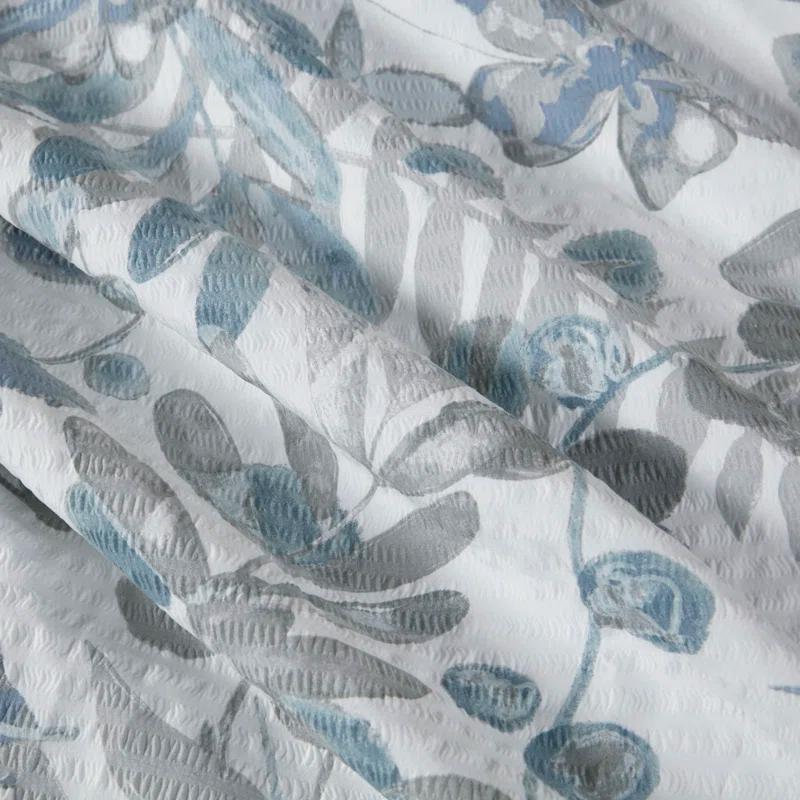 Bonnie 5 Piece Seersucker Comforter Set with Throw Pillows