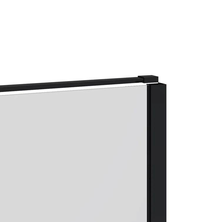 A&E Bath and Shower 48'' - W x 74'' H Door with Tani-48-BLK