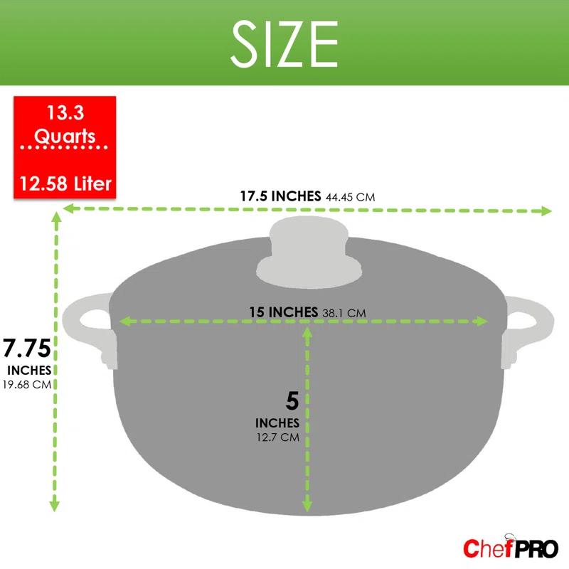 Chef Pro Chef Pro Aluminum Stock Pot
