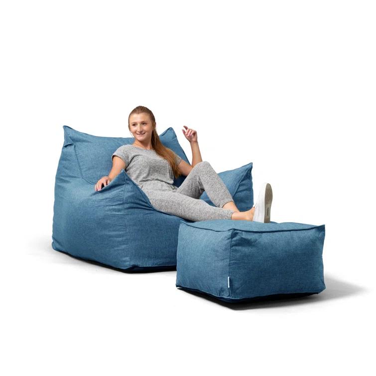 Big Joe Upholstered Pouf