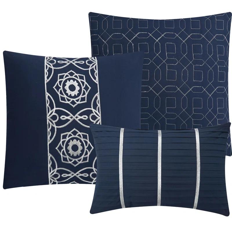 Nanshing America, Inc Tonya Microfiber 6 Piece Comforter Set