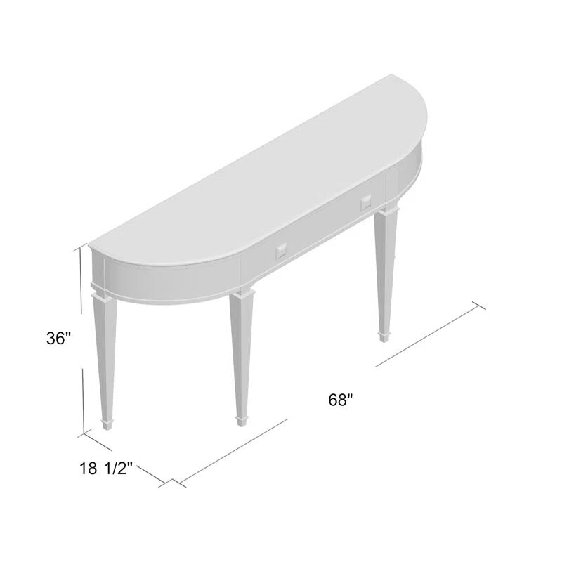 Modern History Home Tribeca 68'' Console Table