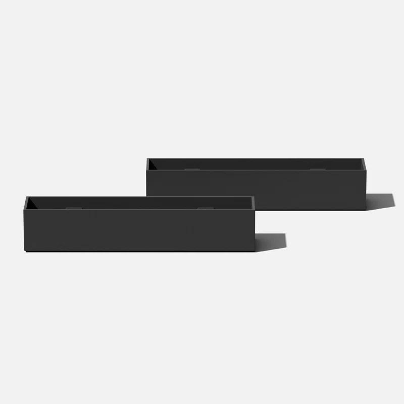 Geo Series Plastic Planter Box