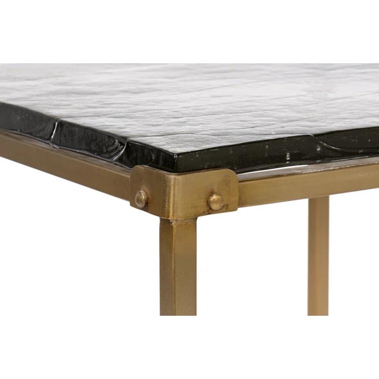 Sarreid Ltd Christian Marble Top End Table