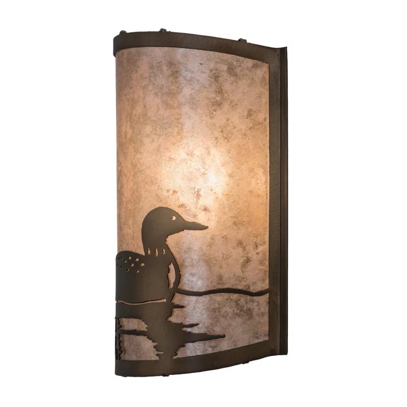 Meyda Lighting Rustic Lodge Flush Mounted Sconce