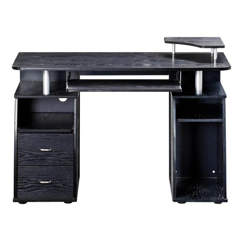 Hokku Designs Techni Mobili Complete Computer Workstation Desk With Storage