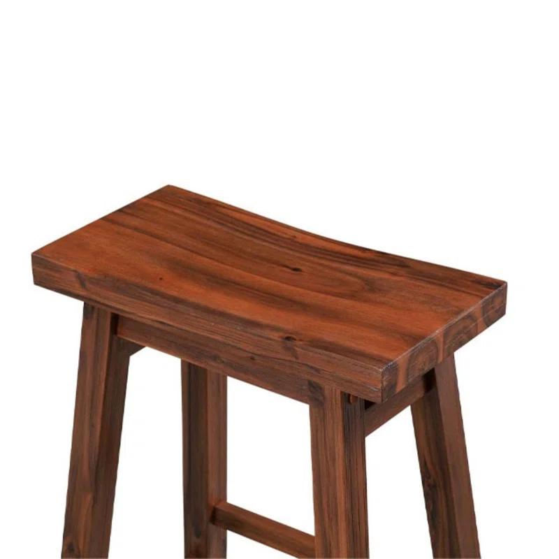 NIHAISHI Backless Saddle Kitchen Counter Stool ,Set of 2