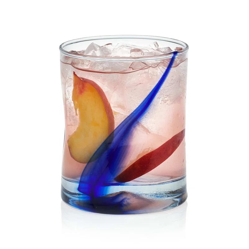 Blue Ribbon Libbey Impressions Rocks Glasses (Set of 8)