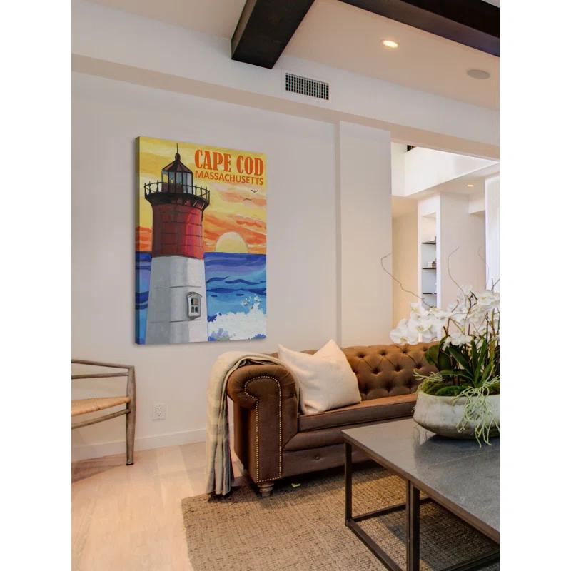 Marmont Hill " Cape Cod Lighthouse " Painting Print