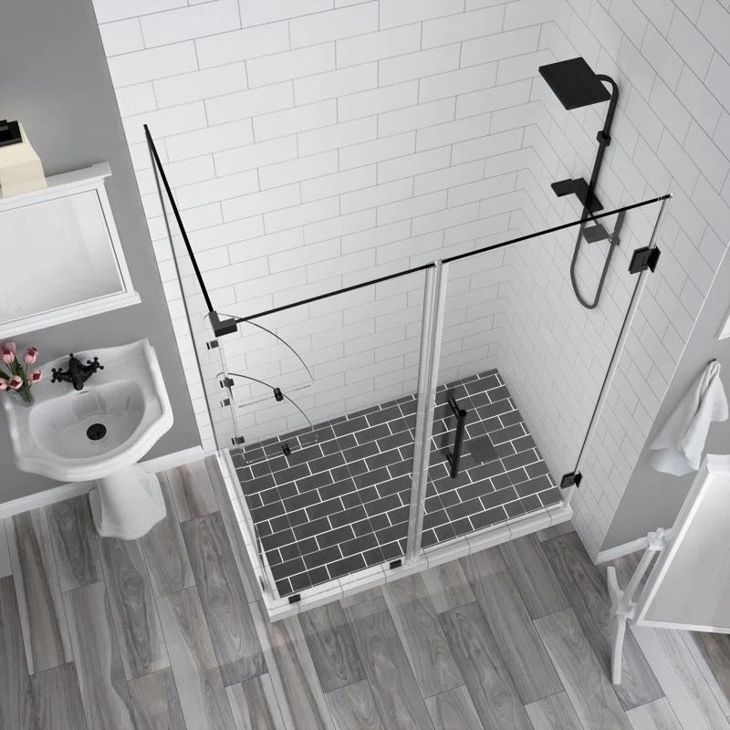 Aston Bromley GS 45" x 72" Rectangle Hinged Shower Enclosure SEN962EZ-ORB-452330-10