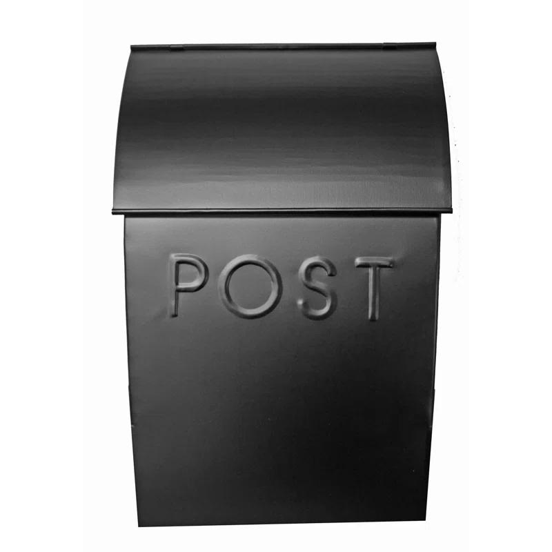 NACH Milano Pointed Post Wall Mounted Mailbox