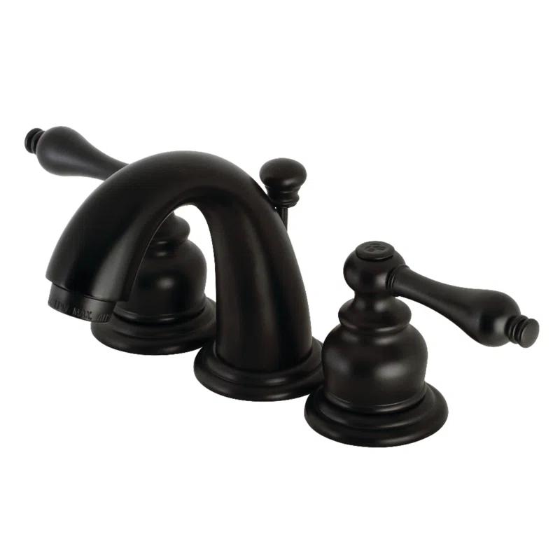 Kingston Brass KB910AL Kingston Brass Victorian Two-Handle 3-Hole Deck Mount Bathroom Faucet with Pop-Up