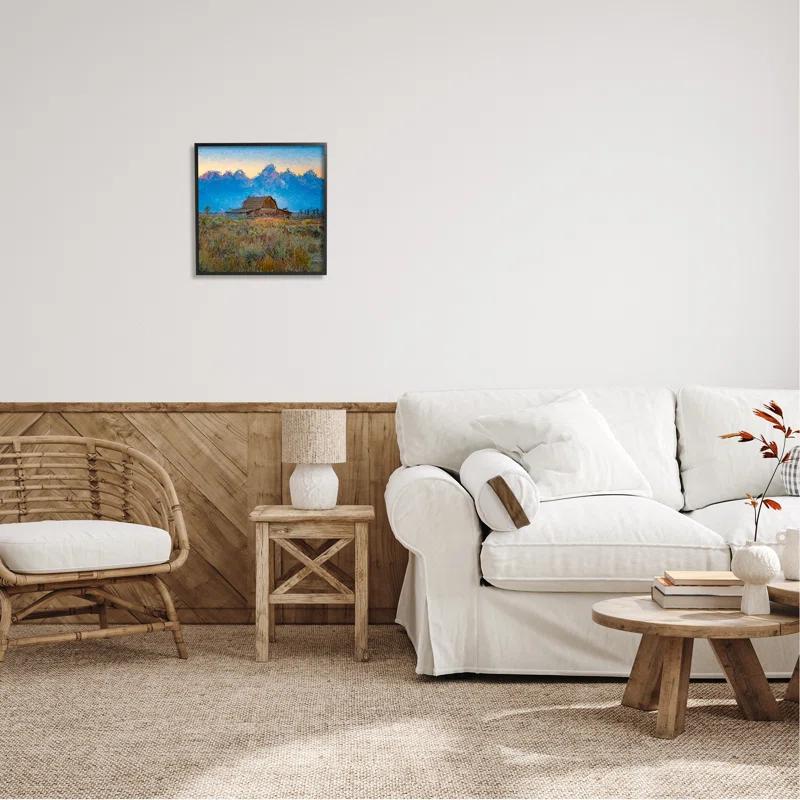 Stupell Industries " Countryside Farm Pasture Barn Bold Blue Sunset " by Daniel Sproul
