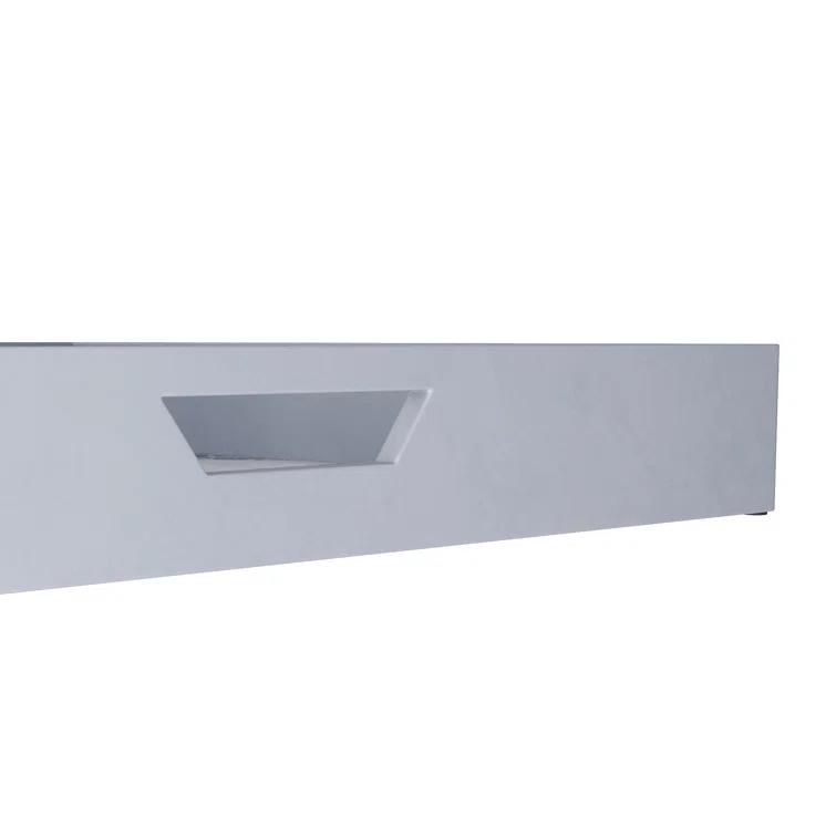 Slate Blue Mosaic Wood Tray with Handles