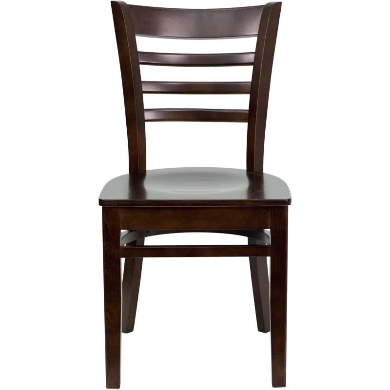 Red Barrel Studio® Ladder Back Wooden Restaurant Chair