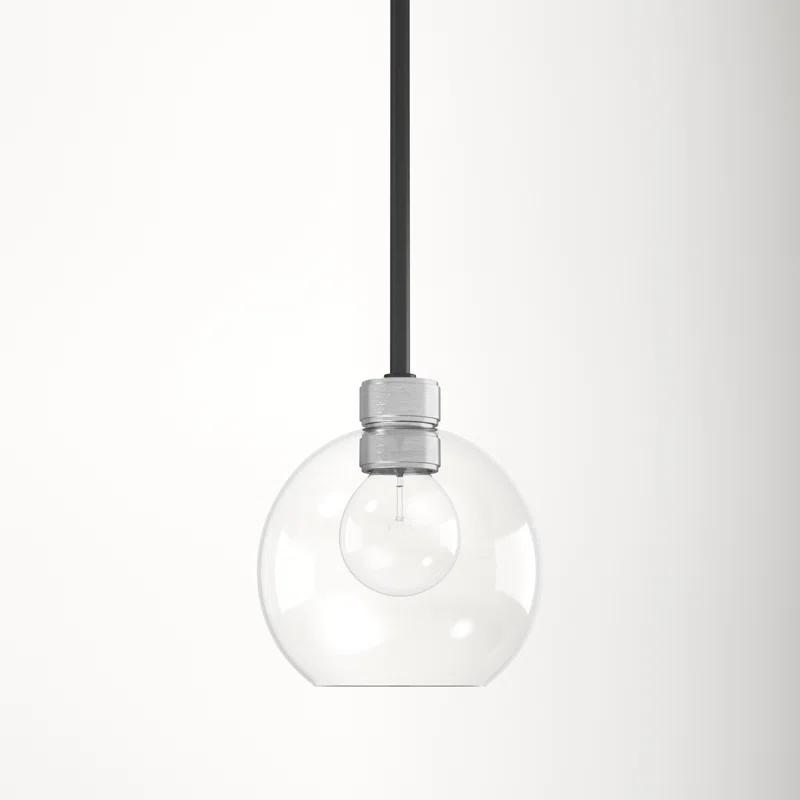 Davian Single Light Glass Dimmable Pendant