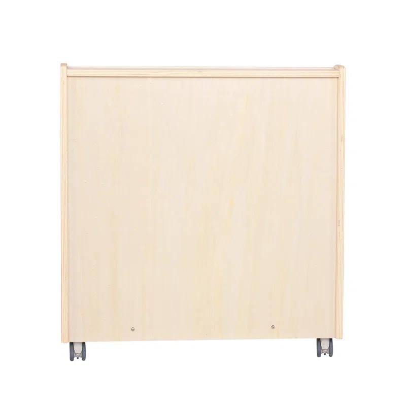 Angeles Angeles Mobile 4-Shelf Book Display with Storage - RTA