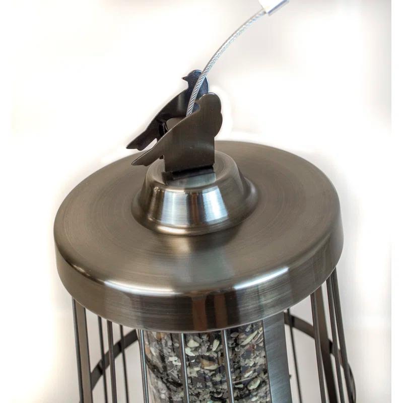 Outdoor Leisure Products Metal Hanging Decorative Bird Feeder