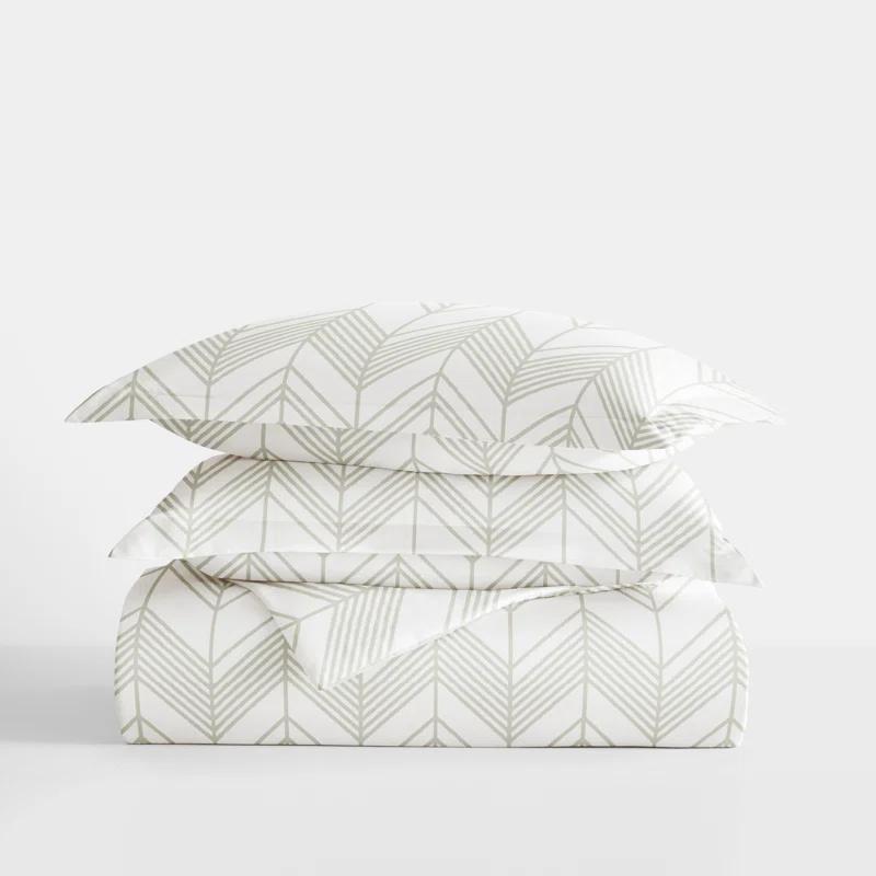 Home Alps Chevron Pattern Duvet Cover Set