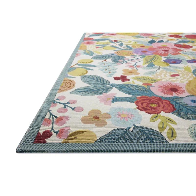 Rifle Paper Co. x Loloi Rifle Paper Co. x Loloi Perennial Rose / Multi Indoor / Outdoor Area Rug