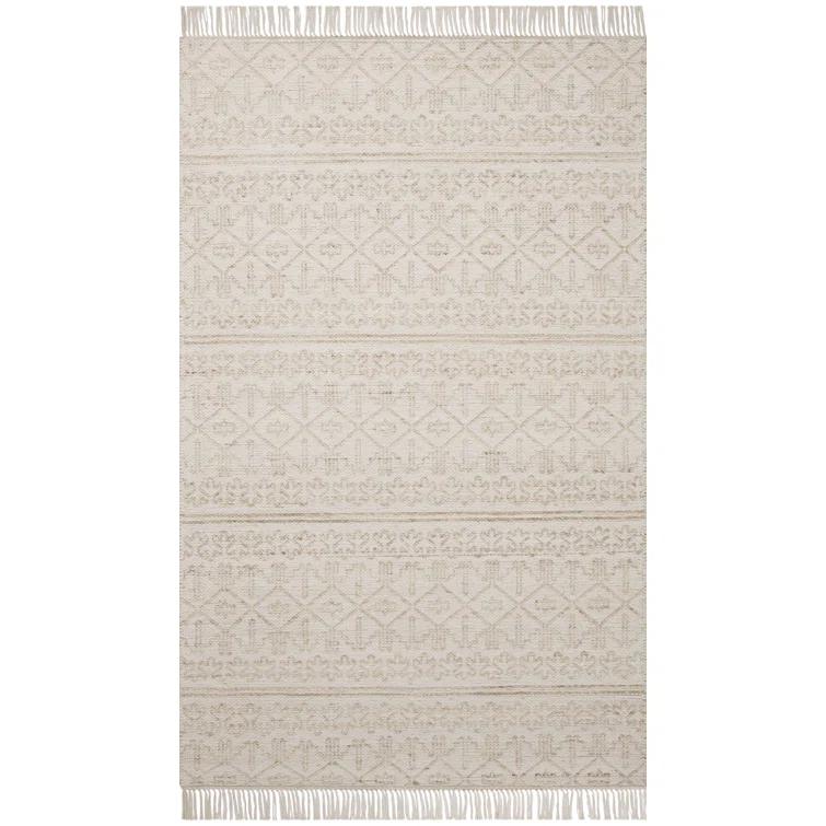 Angela Rose x Loloi Reversible Rivers Sand / Ivory Area Rug & Reviews | Wayfair