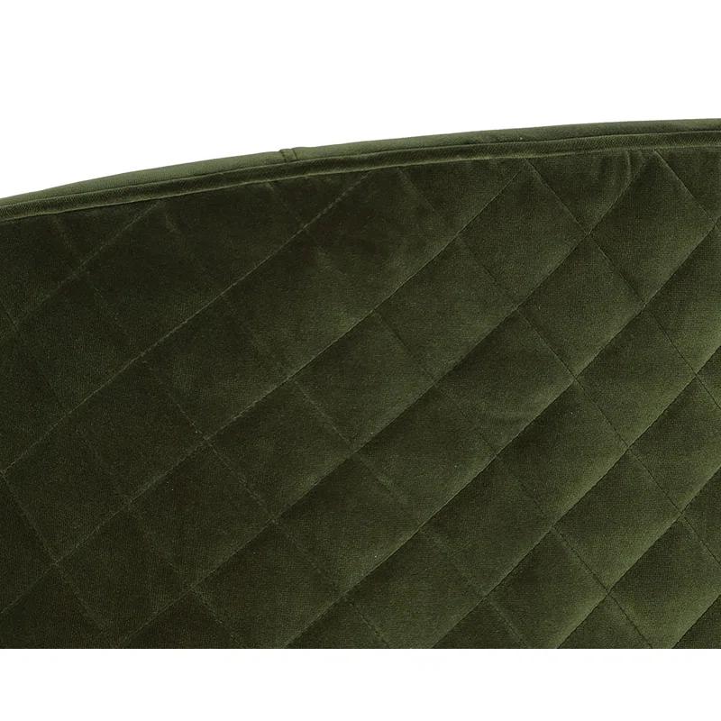 Rosdorf Park Melson 19'' H Tufted Upholstered Metal Armchair