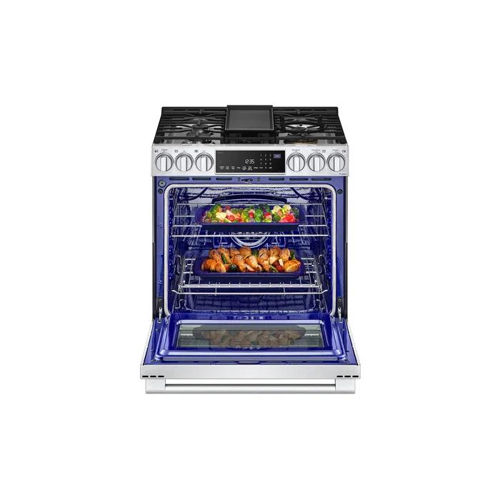 LG Studio LG STUDIO Smart Wi-Fi Dual Fuel Slide-in Range with ProBake Convection® and EasyClean®, 6.3 cu. ft. LSDS6338F