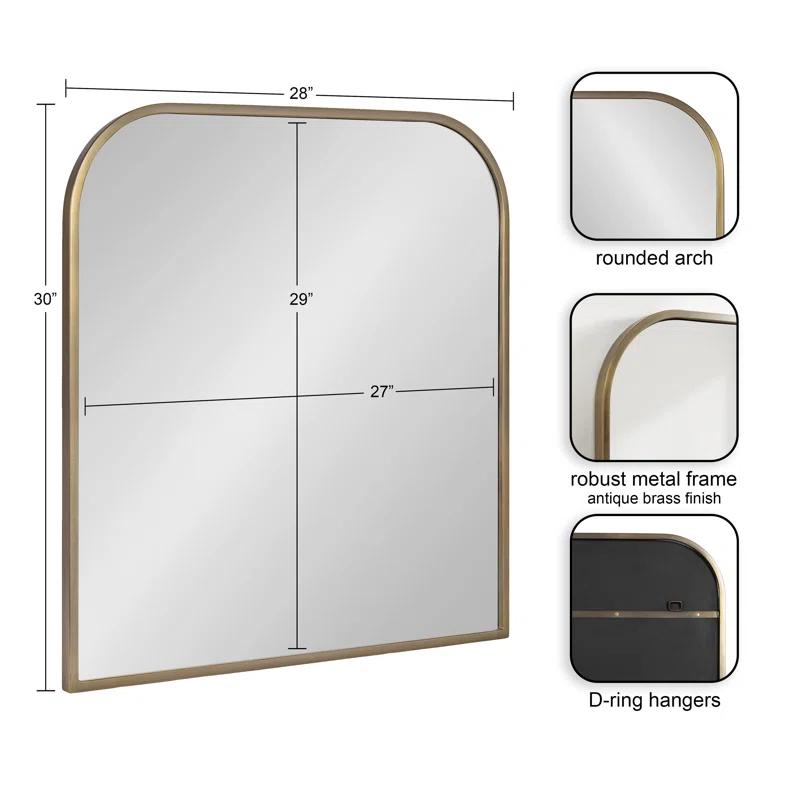 Sherman Metal Flat Wall Mirror