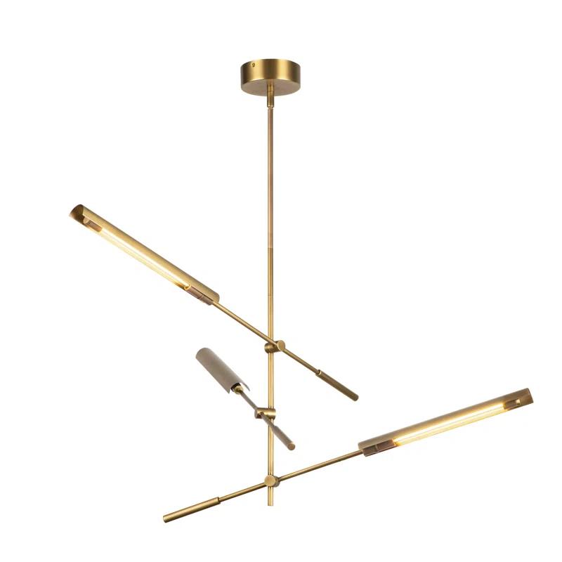 Alora Lighting Astrid 4 - Light Dimmable LED Sputnik Chandelier