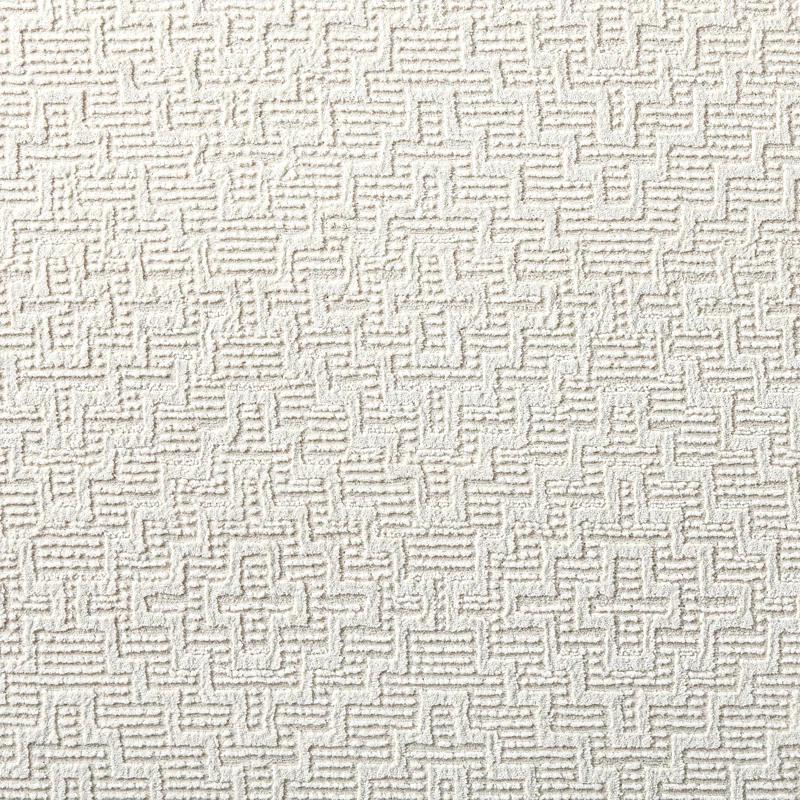 Town & Country Living TOWN & COUNTRY LUXE Tretta Modern Geo Area Rug with Plush High-Low Texture, Ivory
