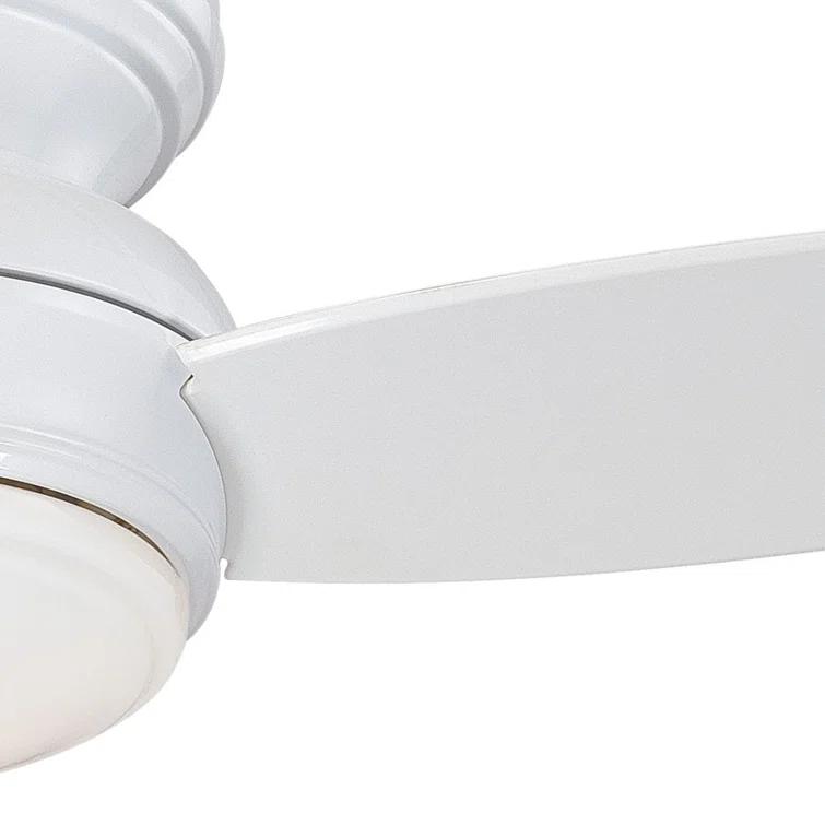 Minka Aire 44" Concept II 3 - Blade Outdoor LED Propeller Ceiling Fan with Wall Control and Light Kit Included