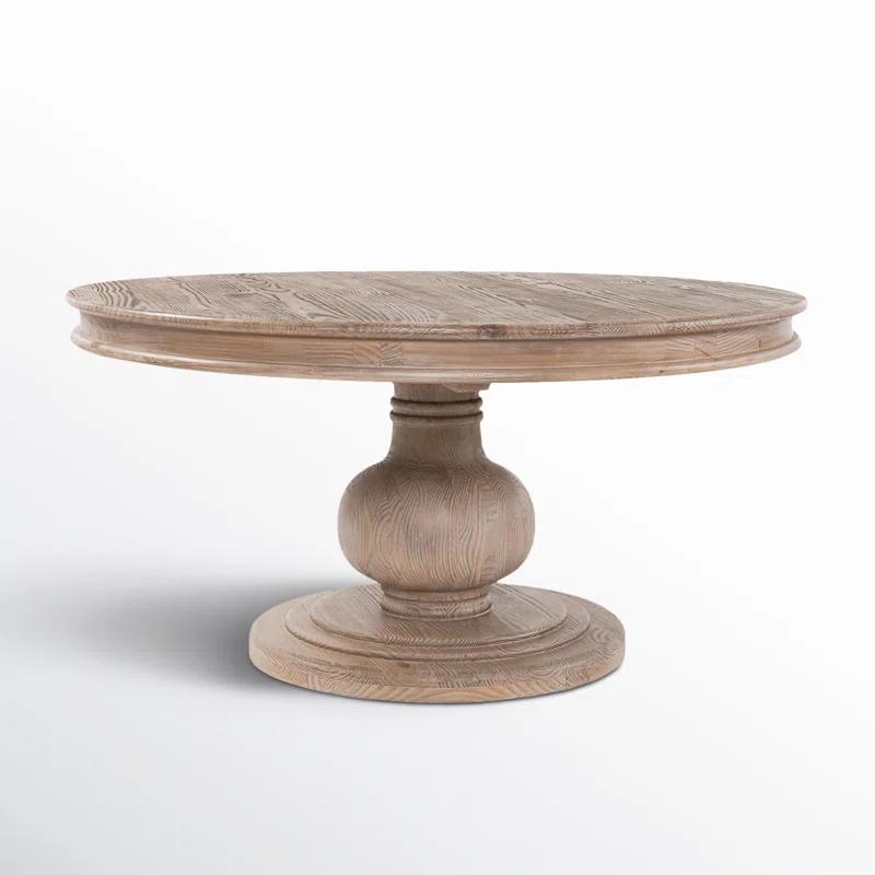 Dadeville Pine Round Solid Wood Dining Table